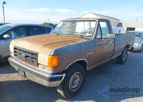 1987 Ford F250 из США, поврежденный, VIN 1FTEF25YXHNA17935